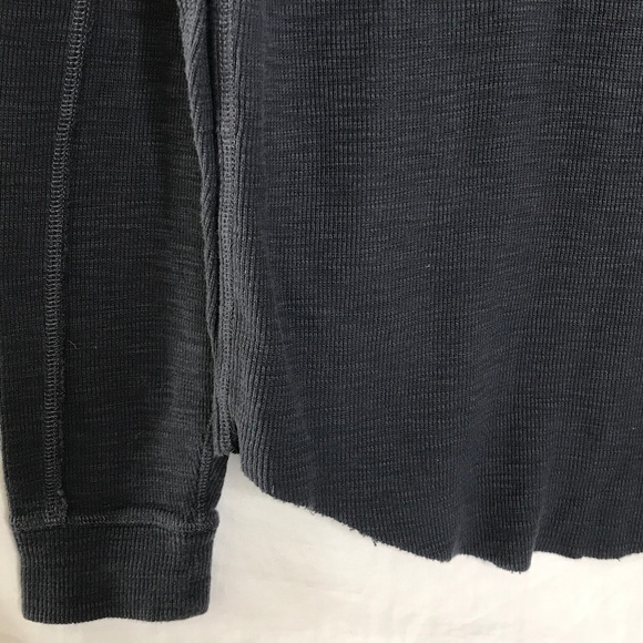 Vince Henley Long Sleeve Raw Hem Shirt - Picture 6 of 8